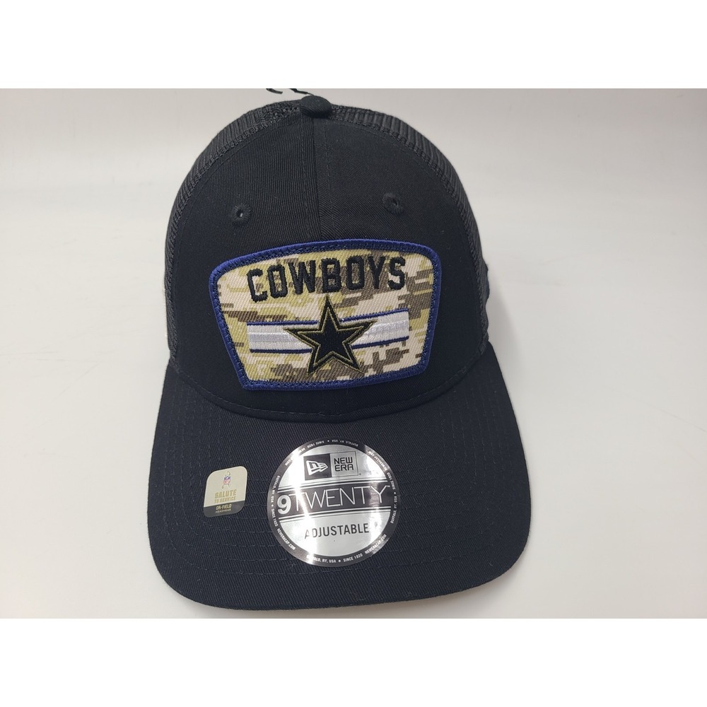 Dallas Cowboys Salute To Service Camo New Era 9Twenty Mesh Snapback Hat Cap NFL
